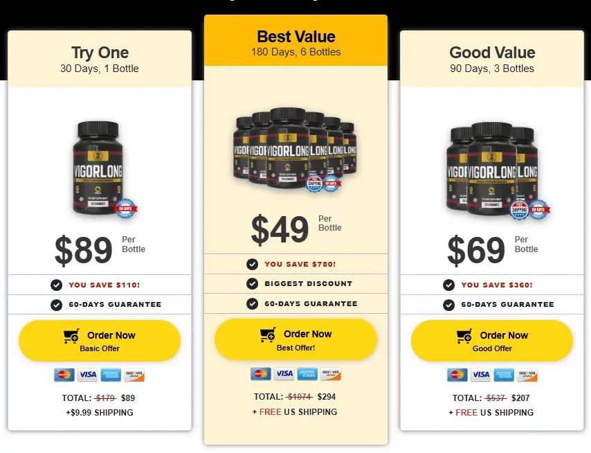 vigorlong price
